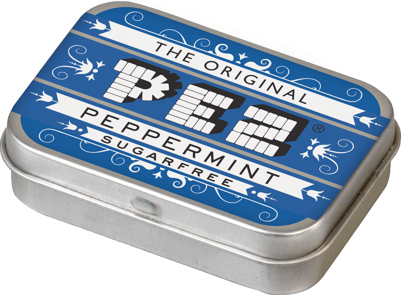 PEZ Retro Mint Dose in Blau