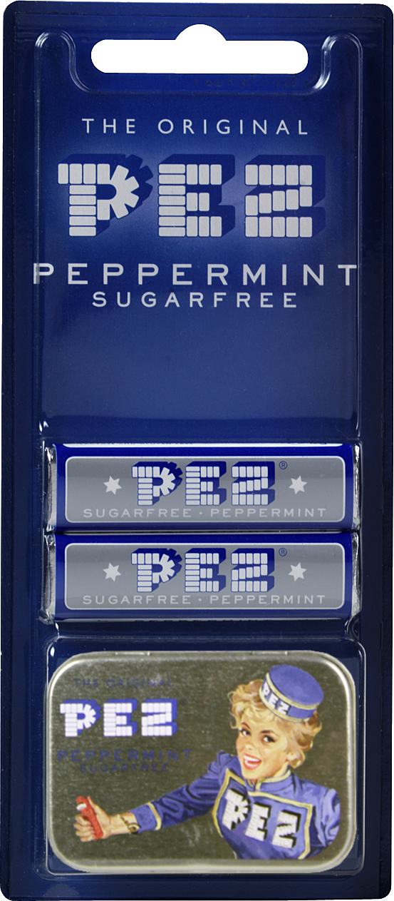 PEZ Retro Mint Dose mit PEZ Bonbons