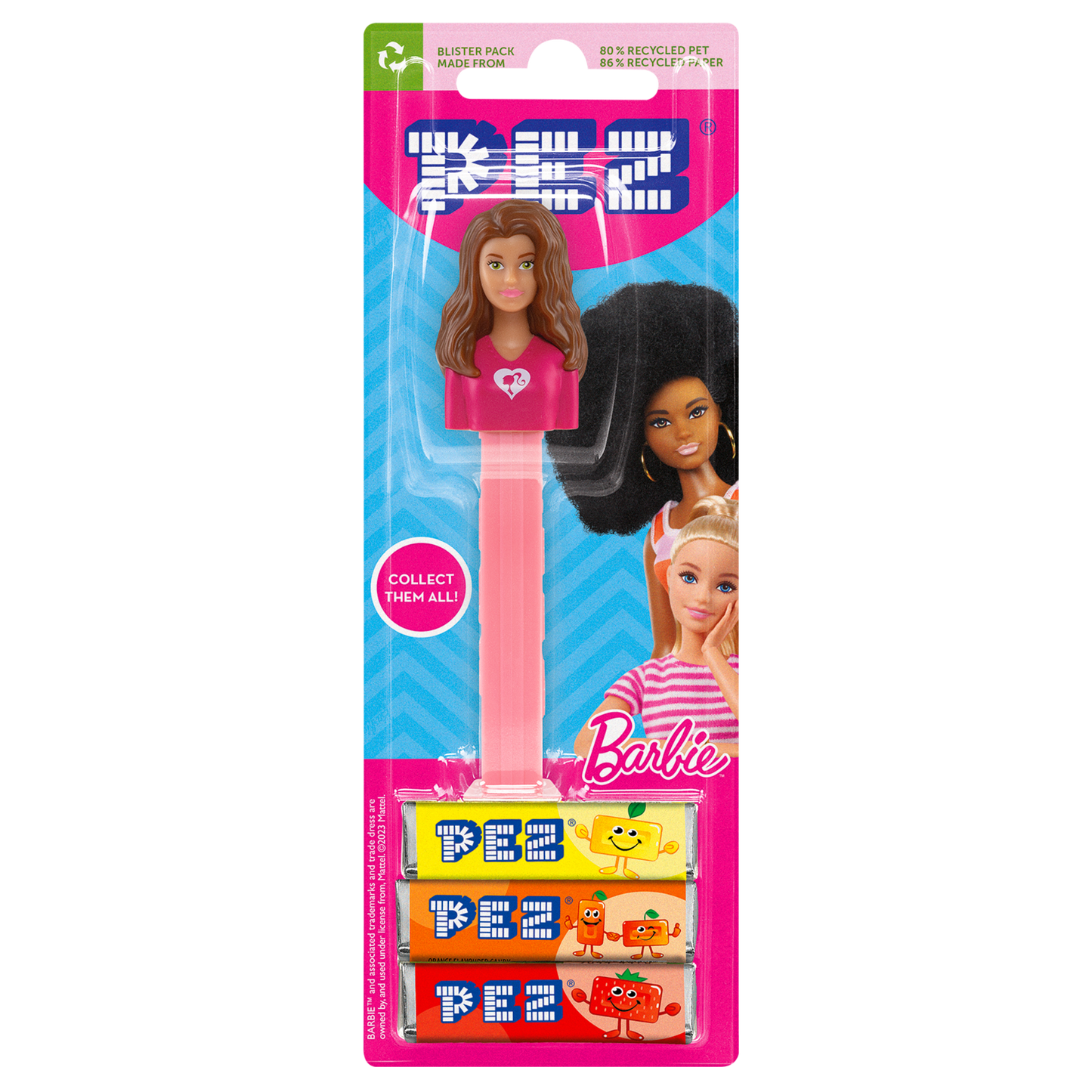 PEZ Dispenser Barbie brown hair