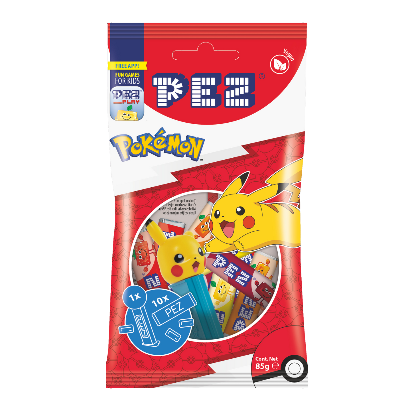 PEZ Bag Pokemon 85g