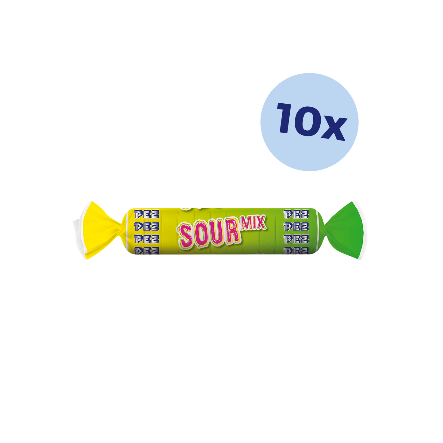 PEZ Bag Sour Mix rolls 6g (10 pcs)