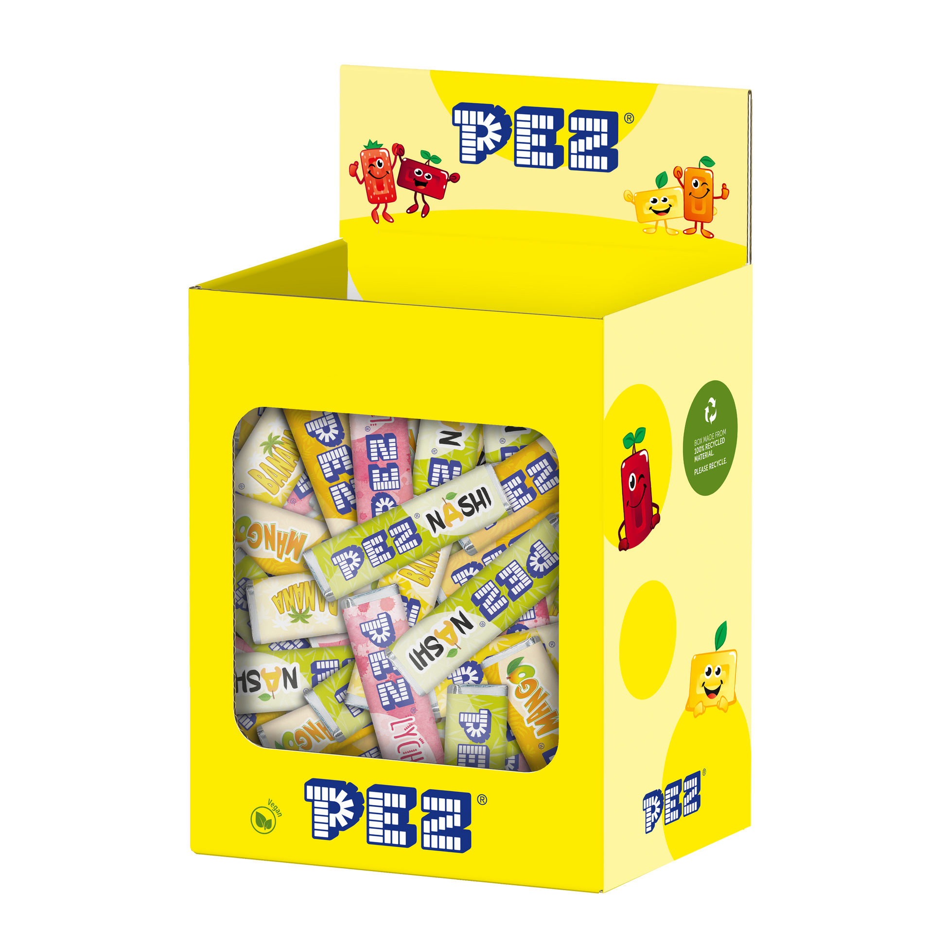PEZ Vorratspackung mit Bonbons Geschmacksrichtung Exotic Flavours