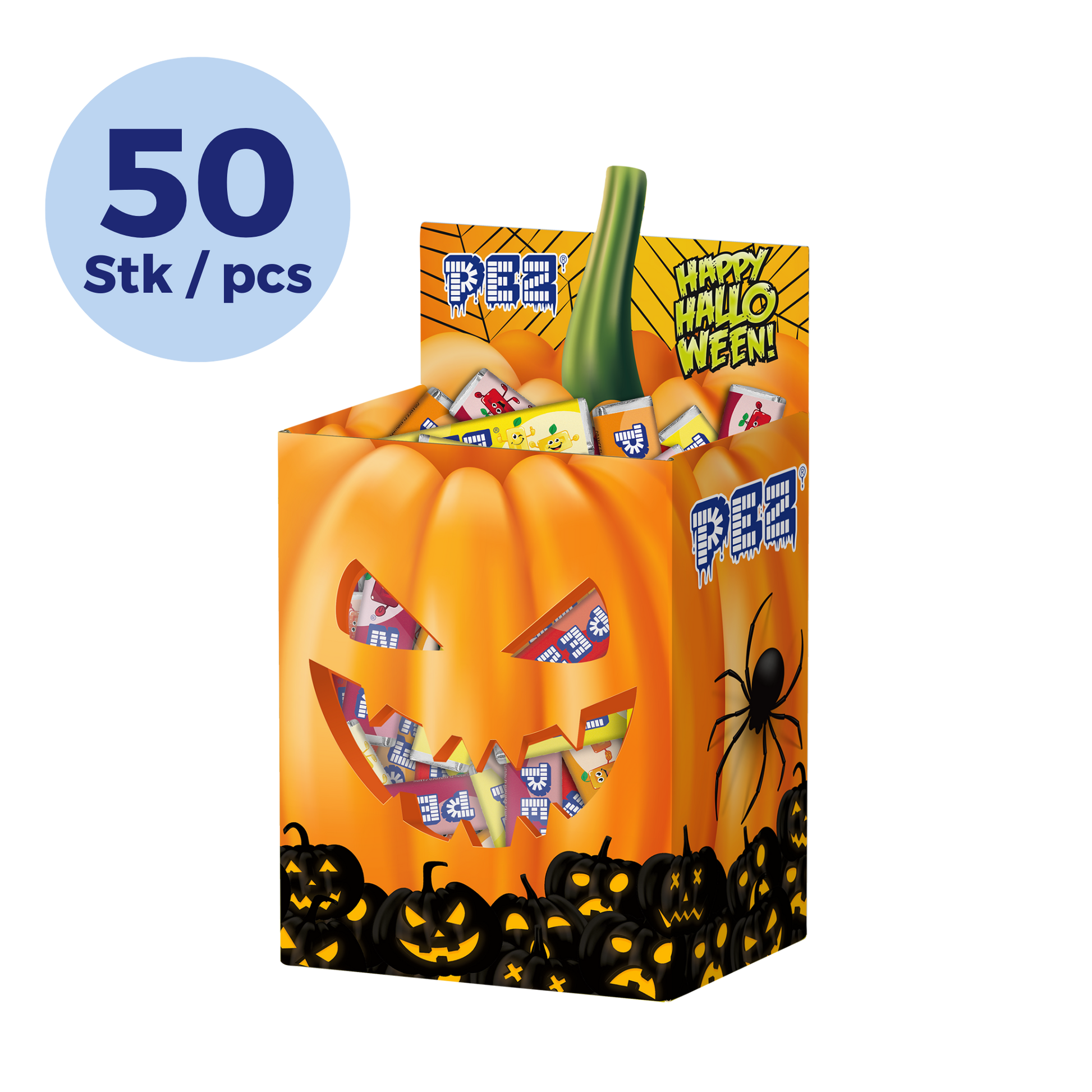 PEZ Vorratsbox mit Halloween Bonbons