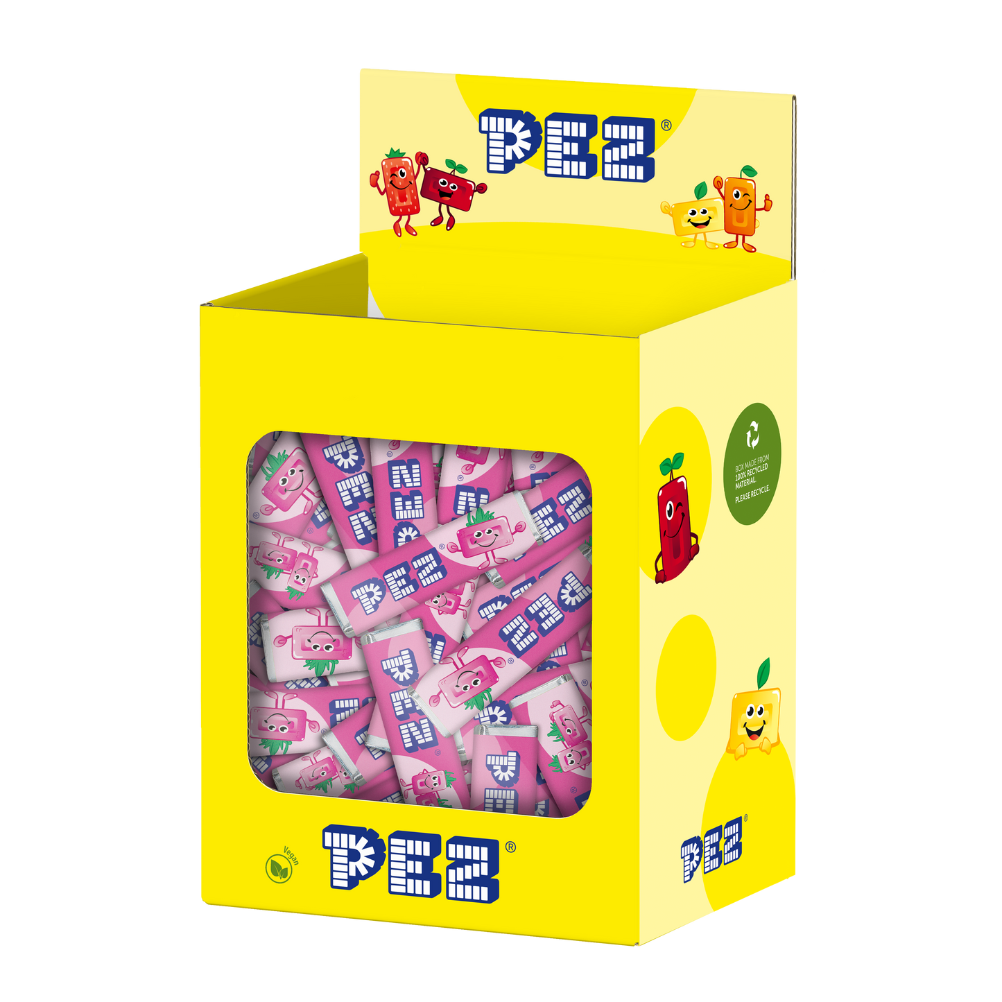 PEZ Candies Raspberry Bulk Pack (100 pcs)