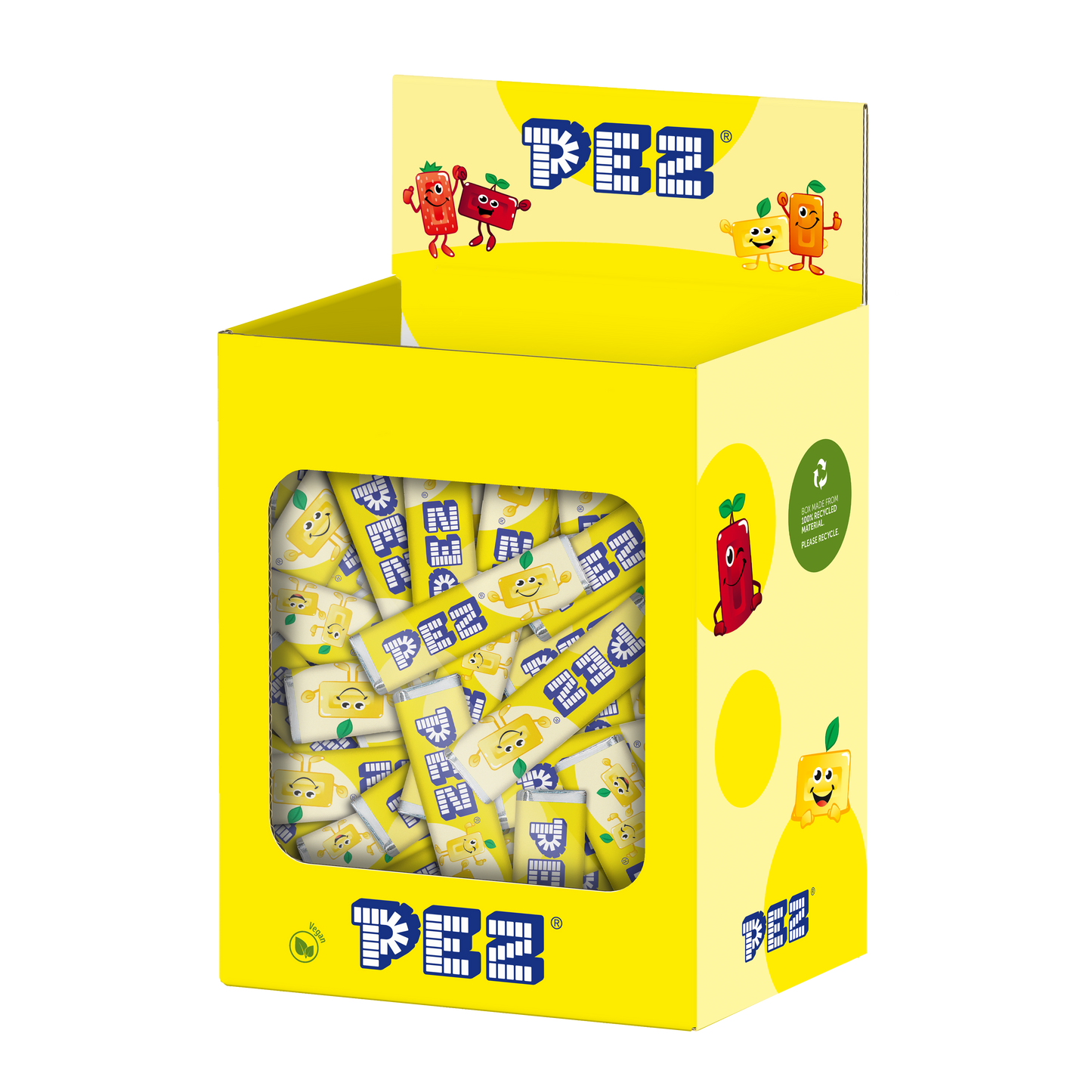 PEZ Candies Lemon Bulk Pack (100 pcs)
