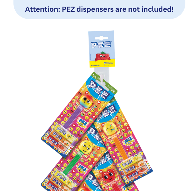 PEZ Display Clip Strip, detaillierte Ansicht