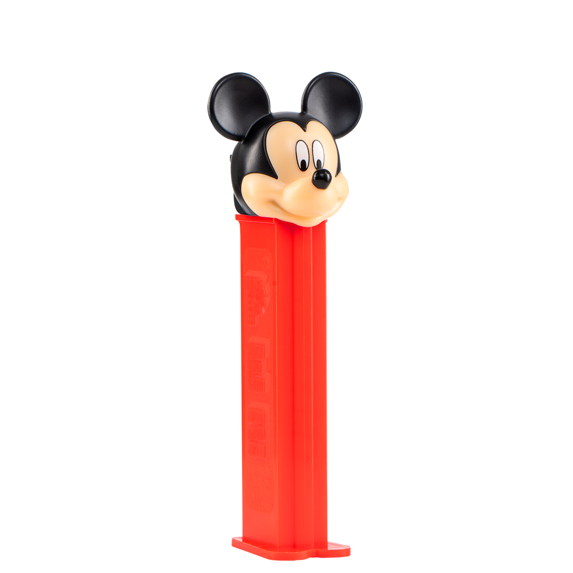 PEZ Spender von Micky Maus, seitliche Ansicht