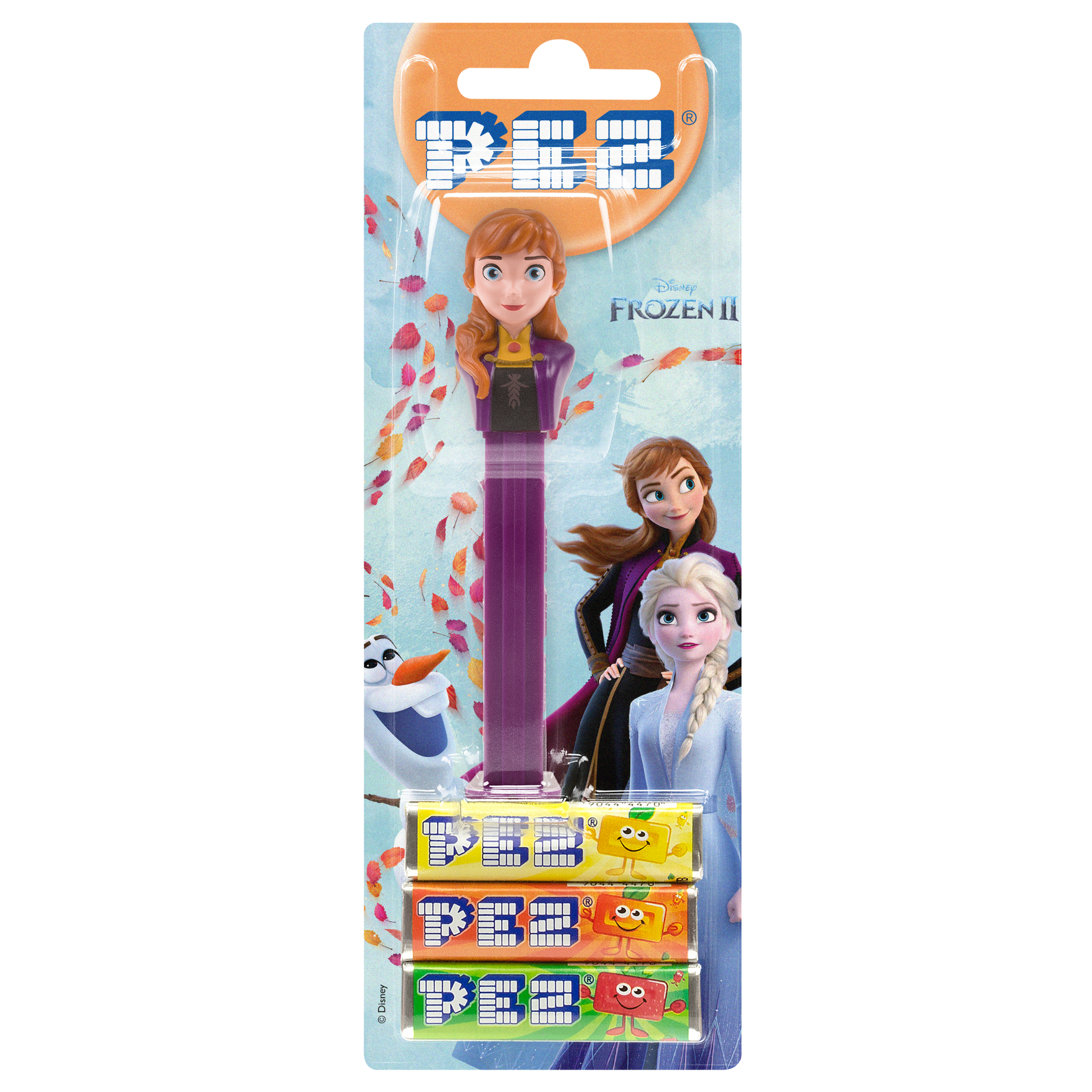 PEZ Spender von Anna, verpackt zusammen mit PEZ Bonbons