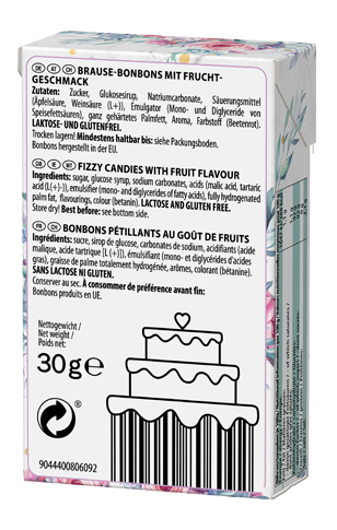 PEZ Fizzy Hearts in Wedding Design