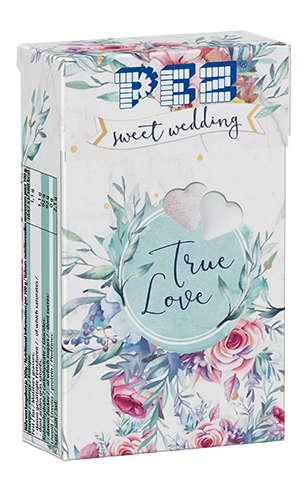 PEZ Fizzy Hearts in Wedding Design