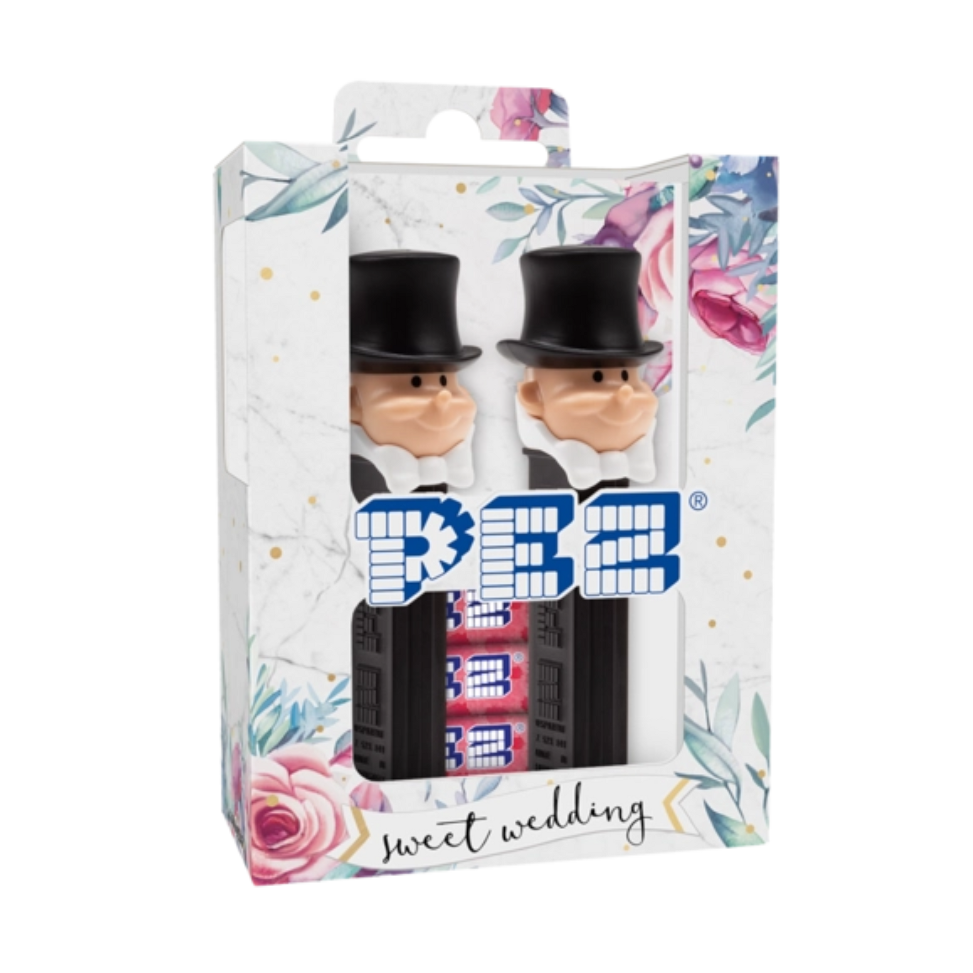 PEZ Geschenkset zur Hochzeit: Zwei Bräutigam Spender