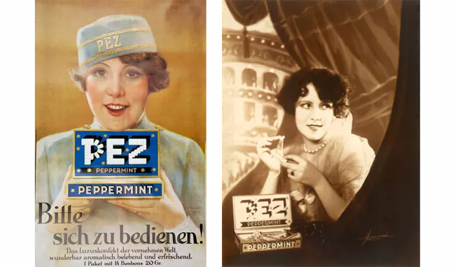 PEZ Vintage Werbeplakate