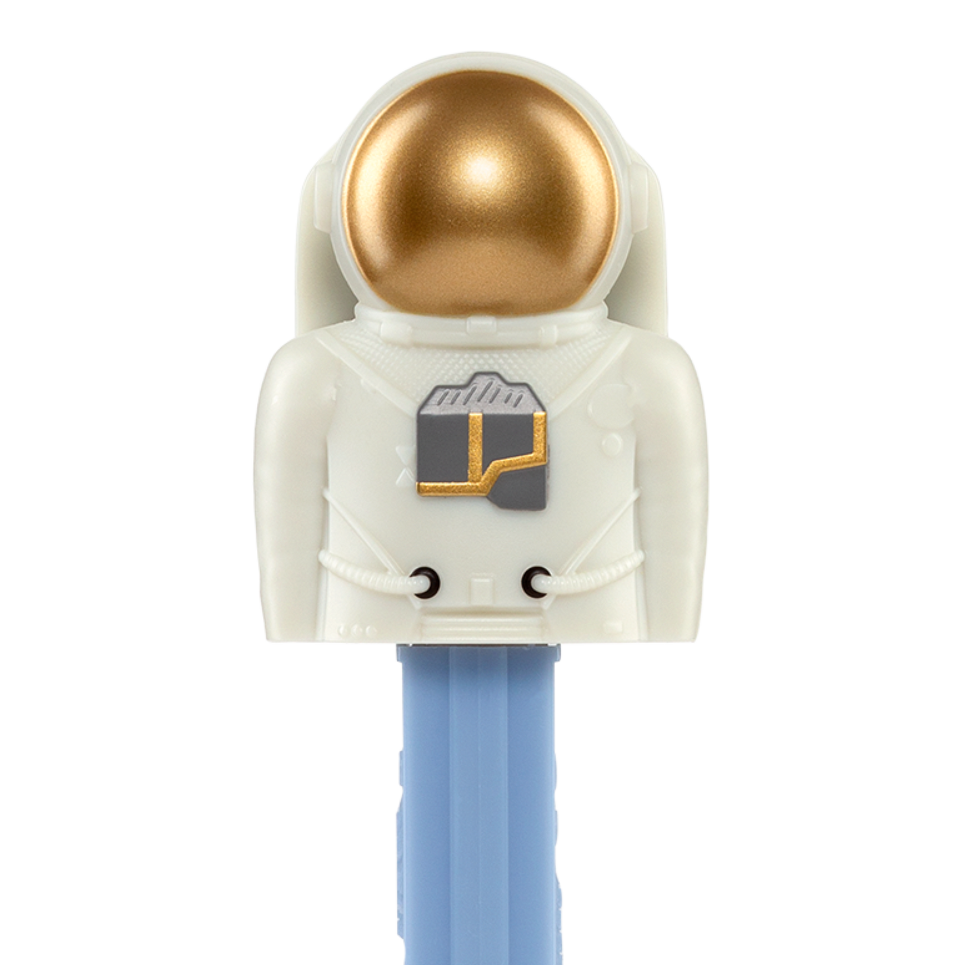 PEZ Spender mit Astronauten, Detail-Ansicht