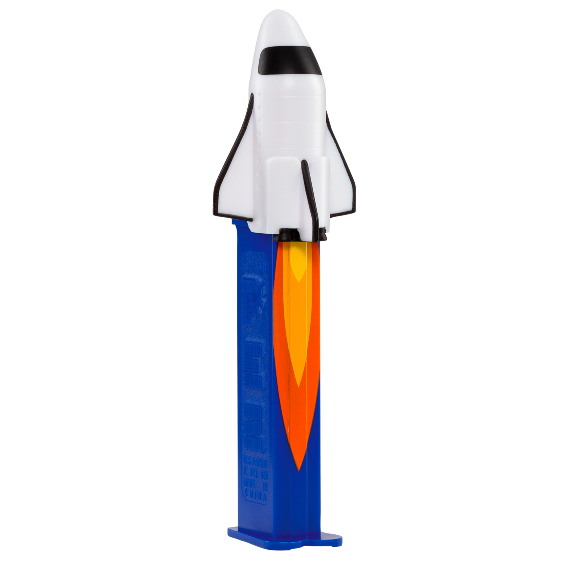 PEZ Spender Spaceshuttle, seitliche Ansicht