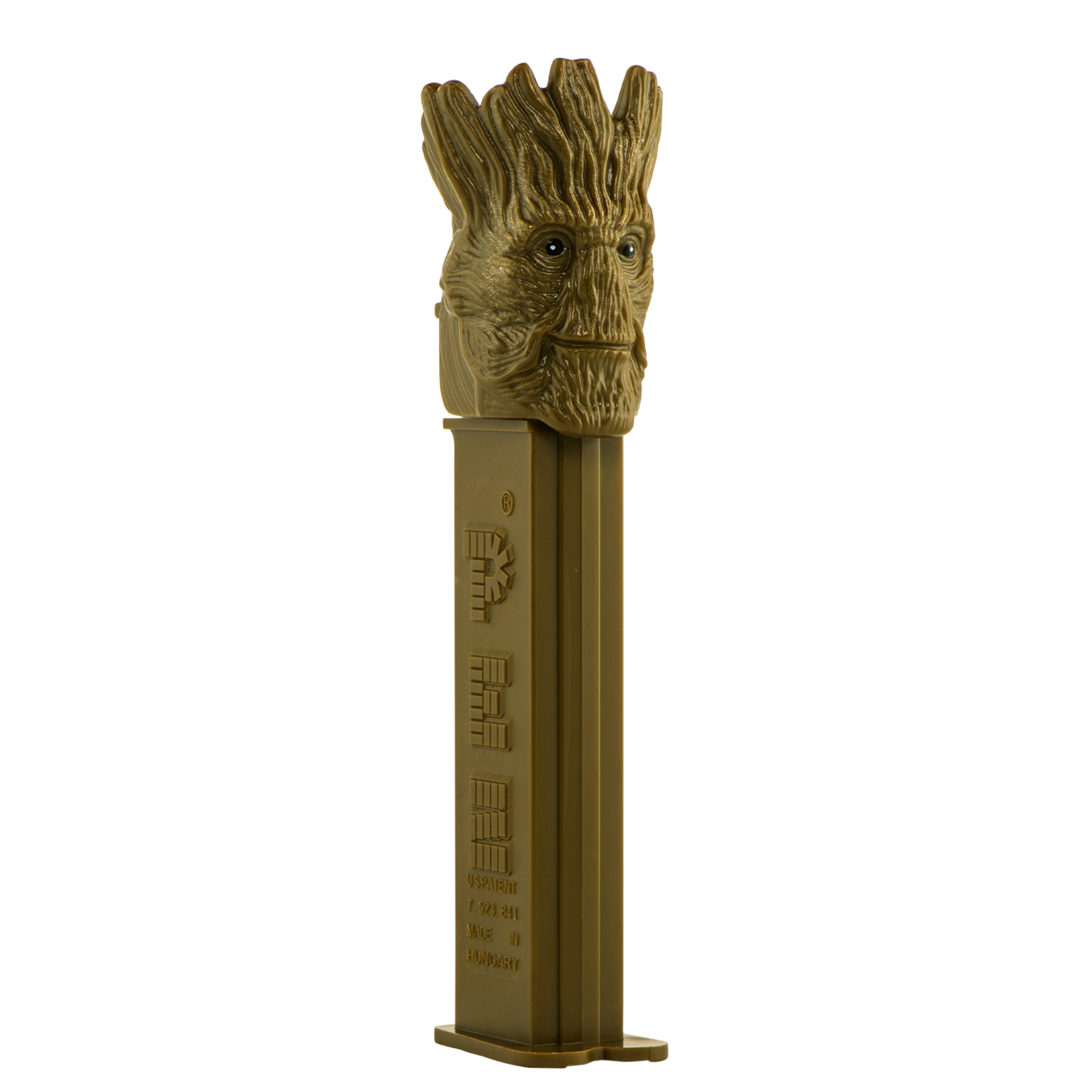 PEZ Spender von Groot, seitliche Ansicht