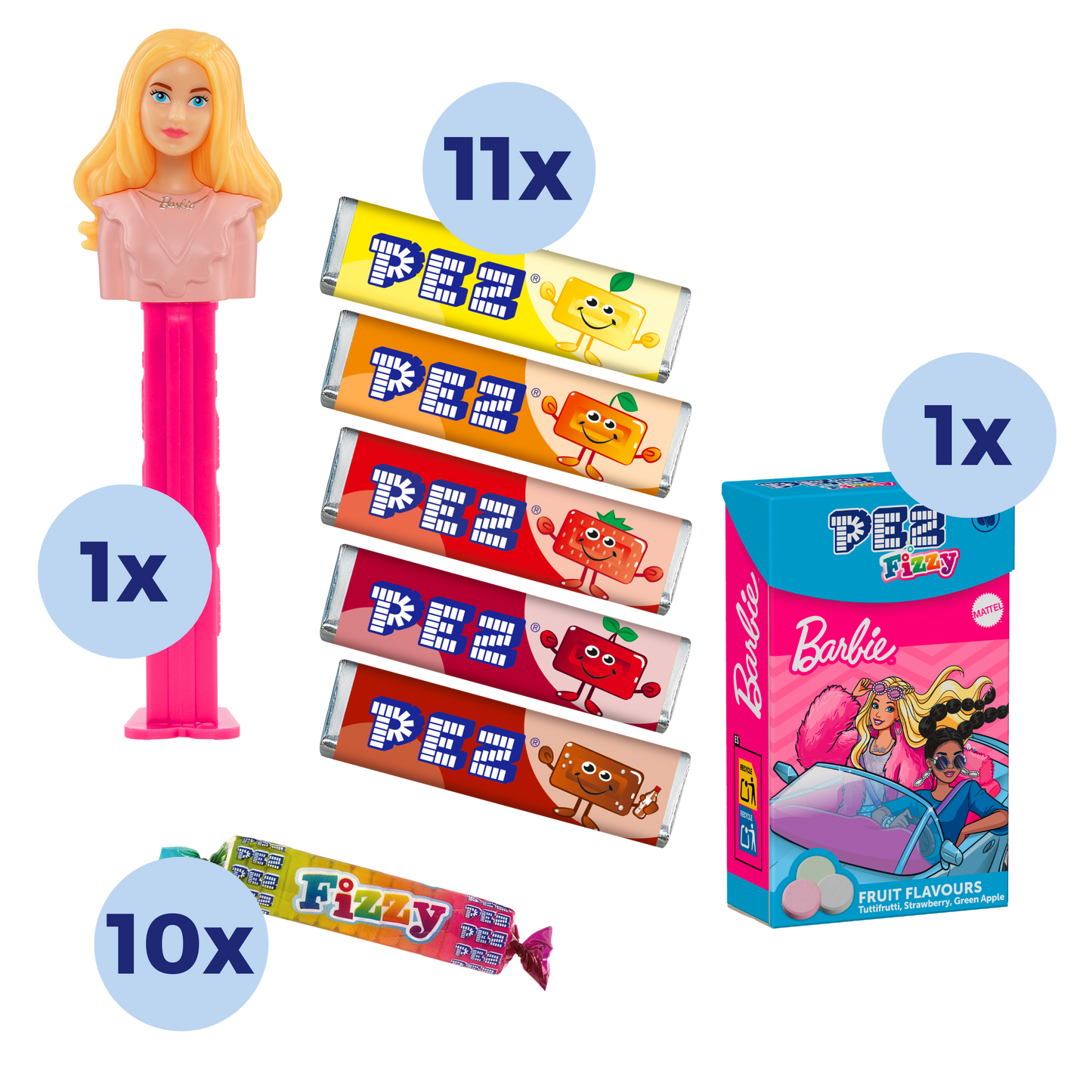 PEZ Maxi bag Barbie 183,5g
