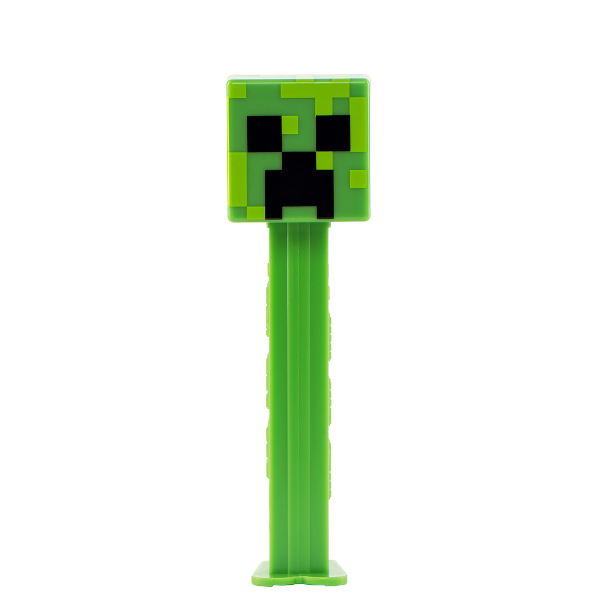 PEZ Spender eines Minecraft Creepers, Ansicht von vorne