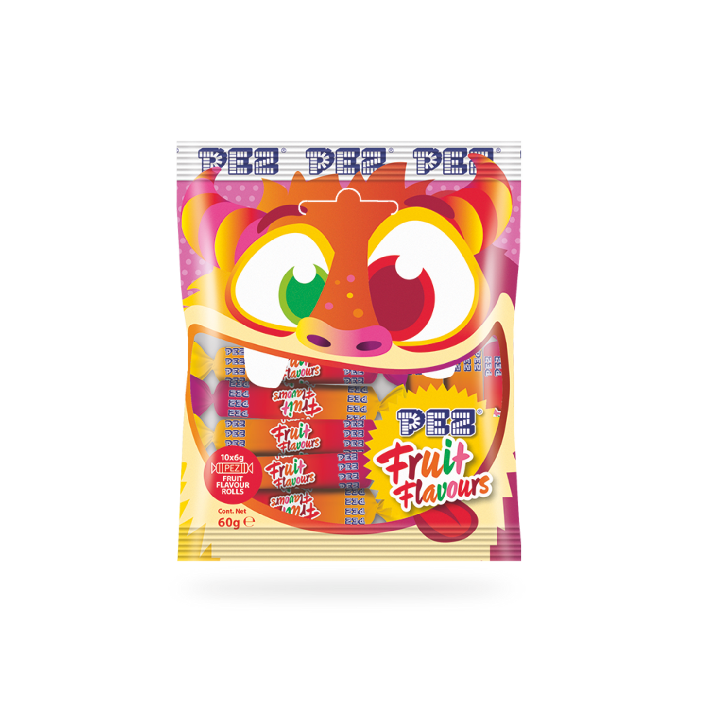 PEZ Bag Fruit rolls 6g (10 pcs)