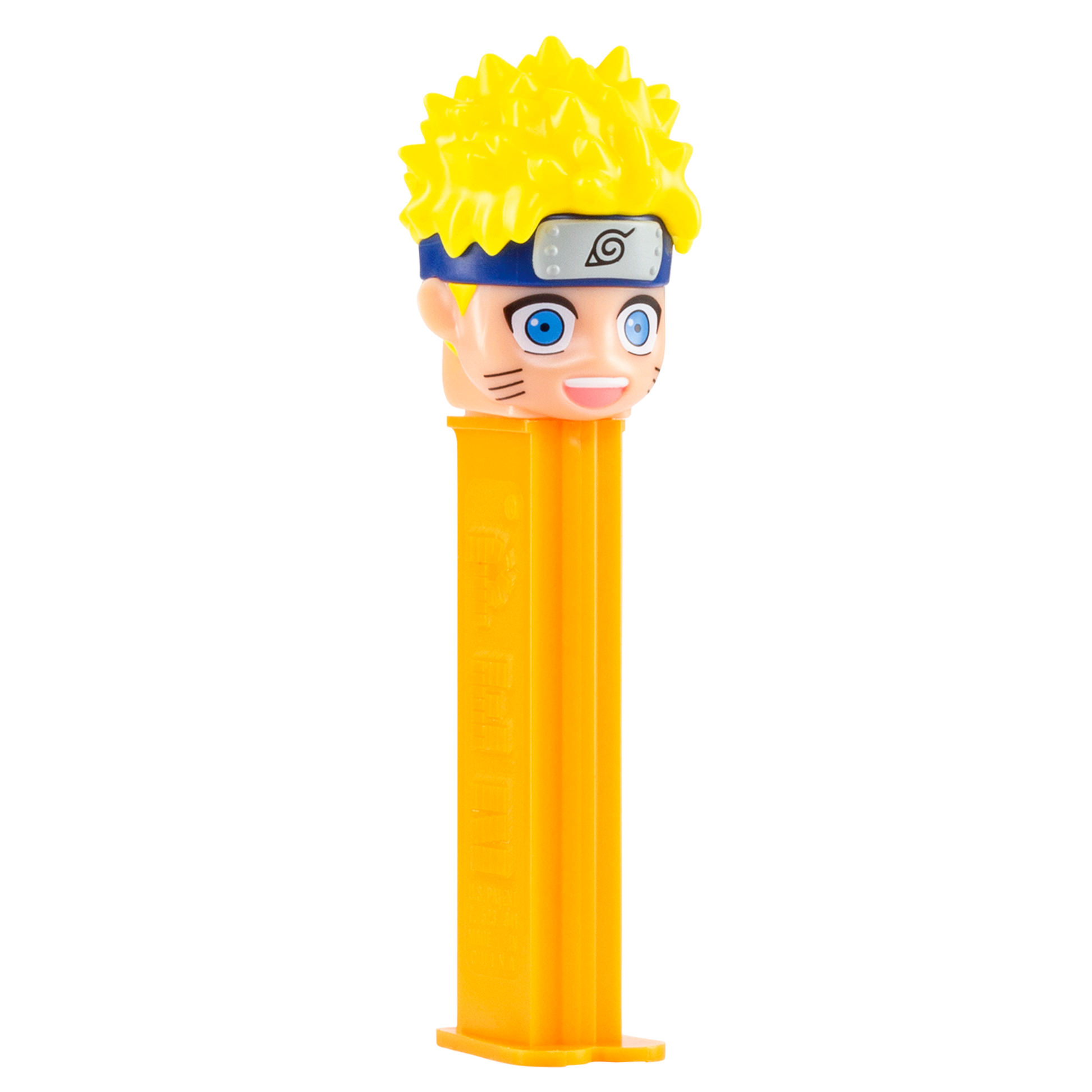 PEZ Spender Naruto, seitliche Ansicht