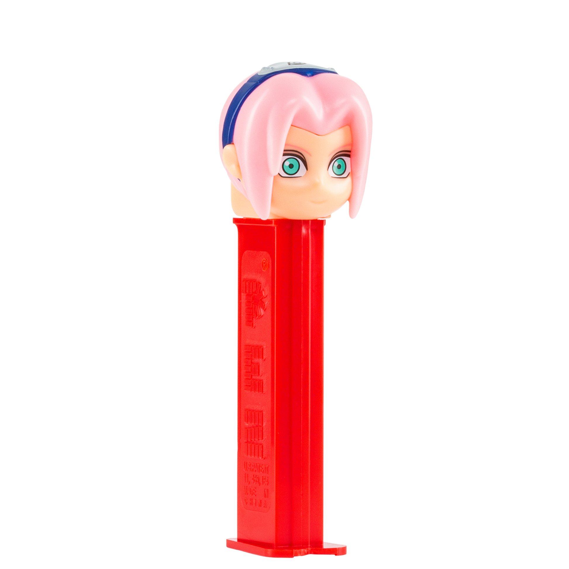 PEZ Spender Sakura von Naruto, seitliche Ansicht