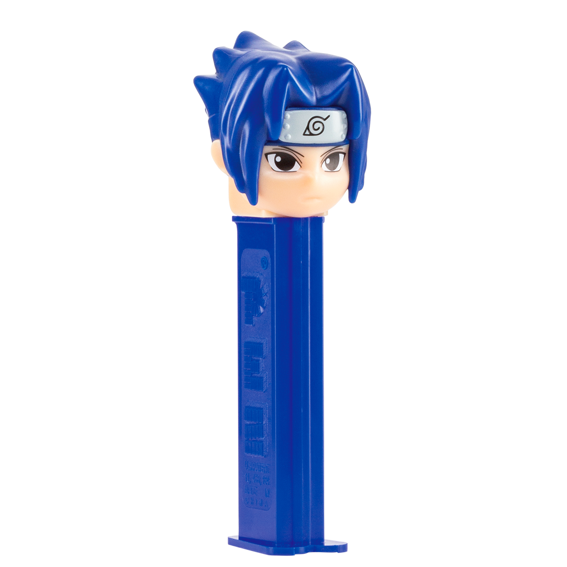 PEZ Spender Sasuke von Naruto, seitliche Ansicht