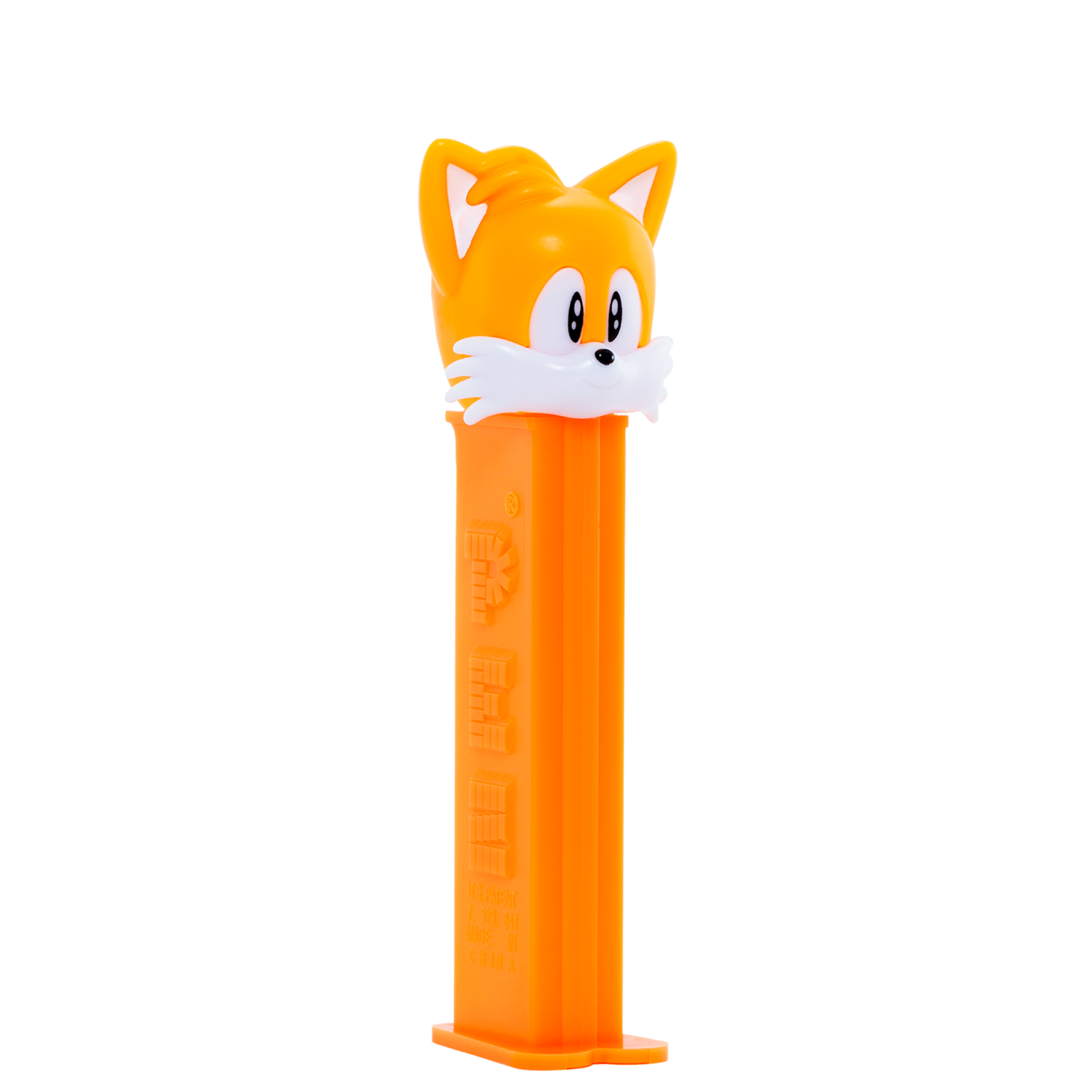 PEZ Spender von Tails - Sonic, seitliche Ansicht