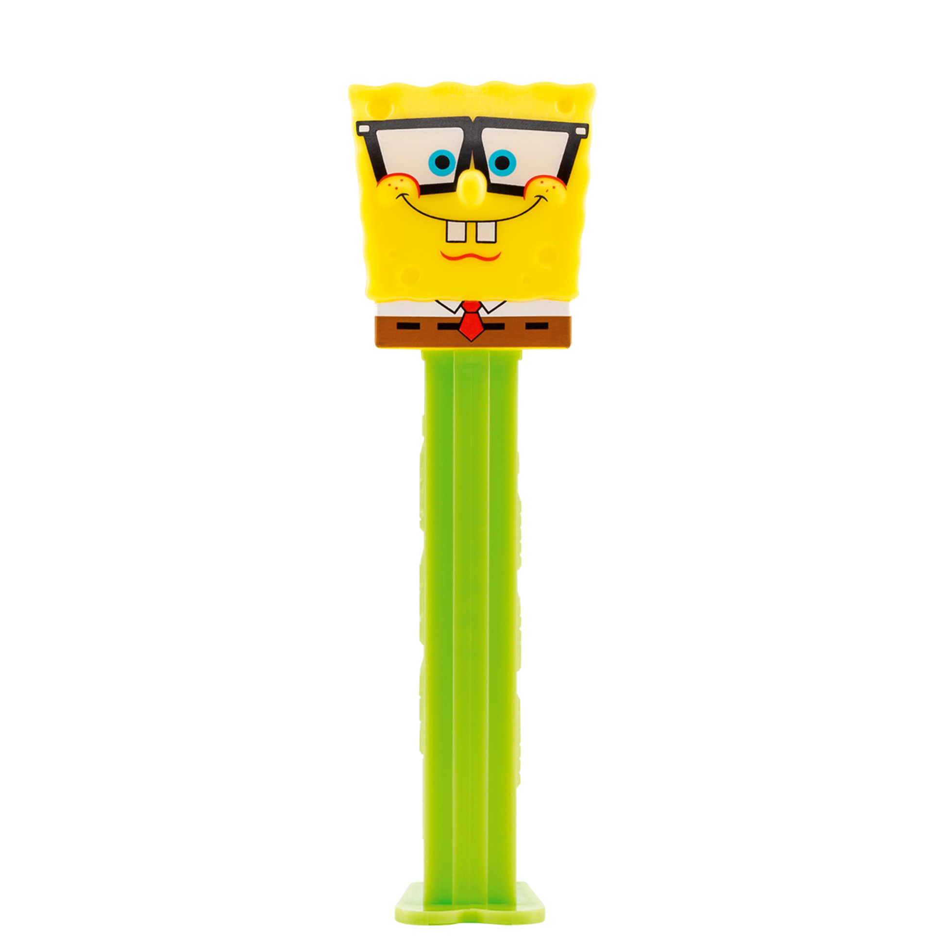 PEZ Spender von Spongebob mit Brille, Ansicht von vorne