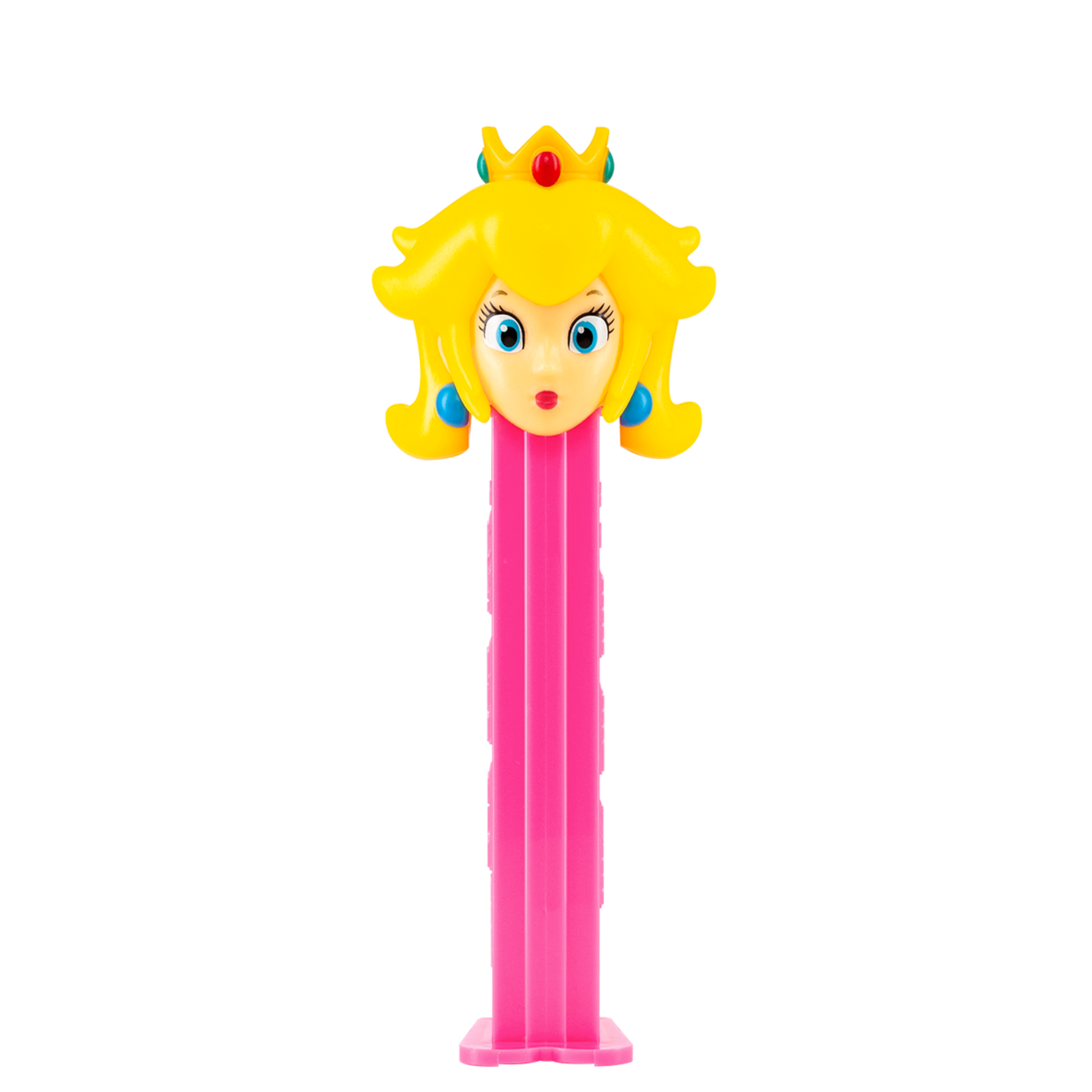 PEZ Spender von Prinzessin Peach, Ansicht von vorne