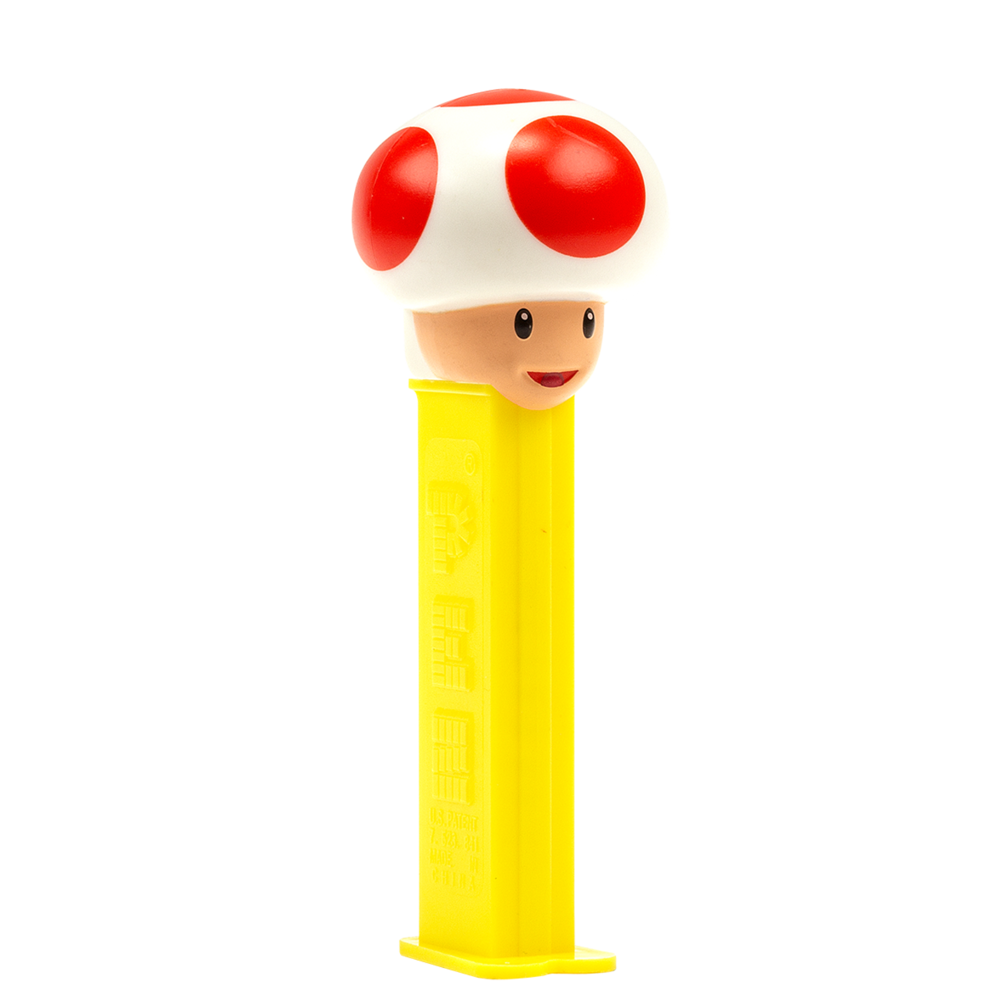 PEZ Spender von Toad - Super Mario, seitliche Ansicht