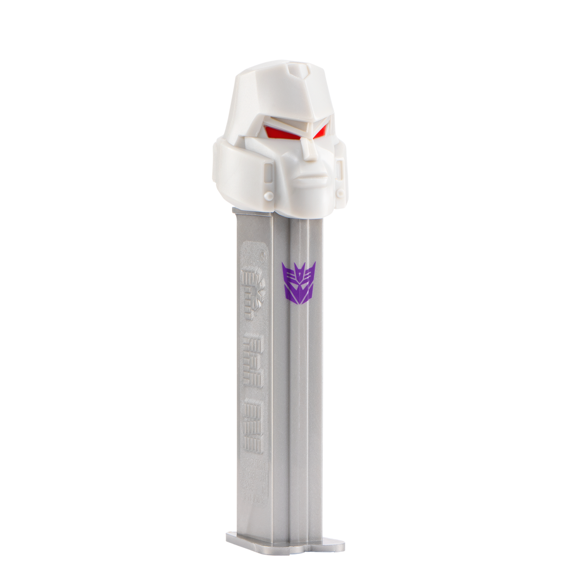 PEZ Spender von Megatron - Transformers, seitliche Ansicht