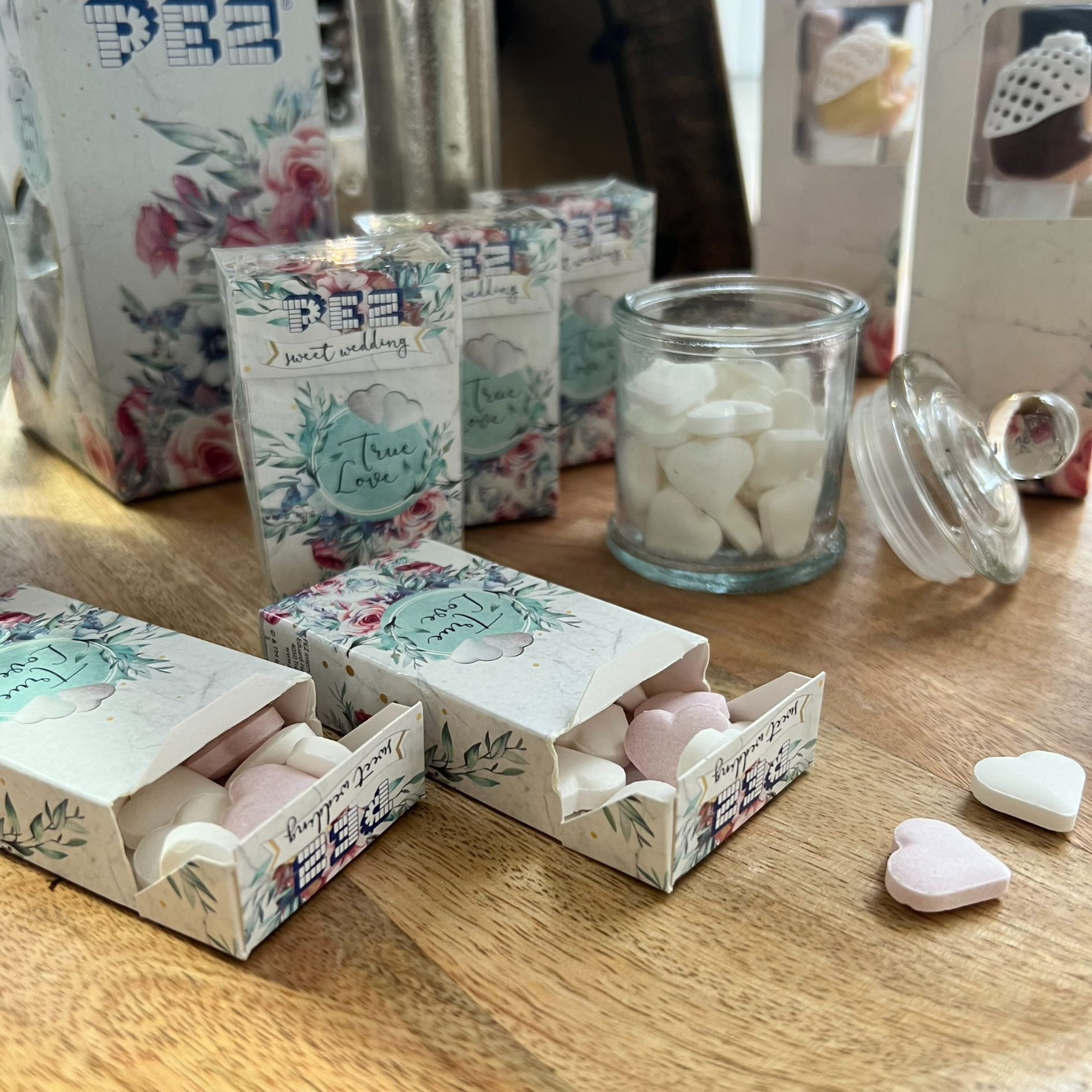 PEZ Brauseherzen zur Hochzeit