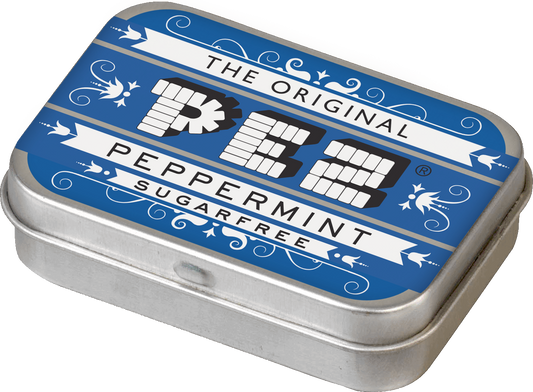 PEZ Retro Mint Dose in Blau