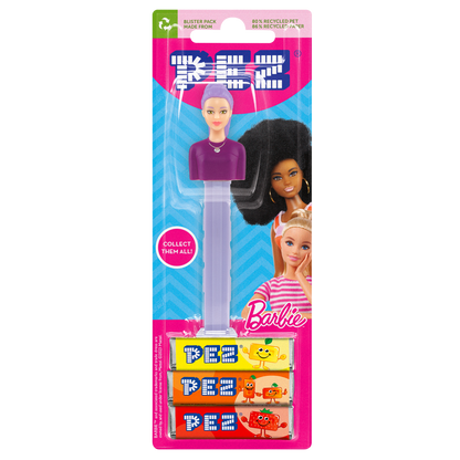 PEZ Dispenser Barbie Purple hair