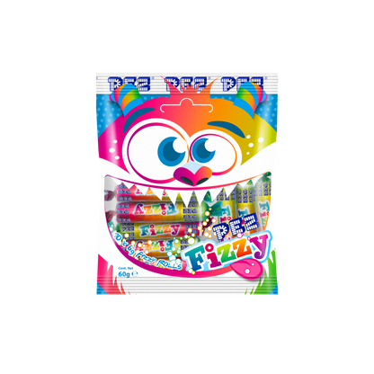 PEZ Fizzy Bag Fizzy rolls 6g (10 pcs)