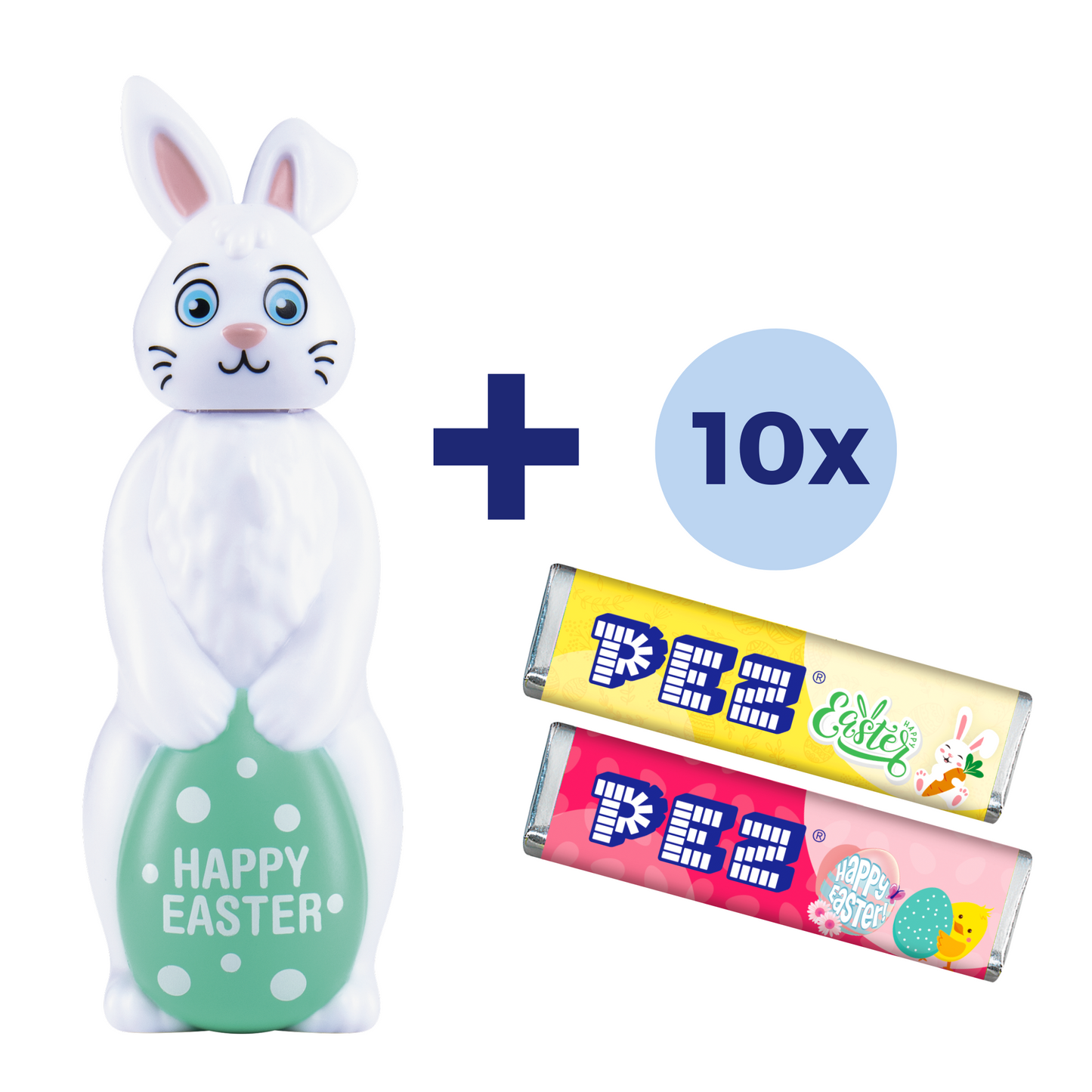PEZ Beutel Ostern mit PEZ Spender Fullbody Kaninchen 85g