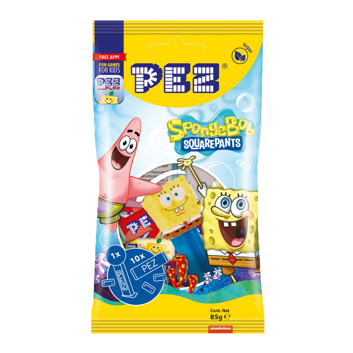 PEZ Bag SpongeBob 85g