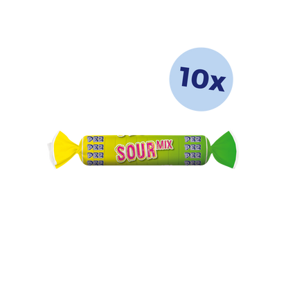 PEZ Bag Sour Mix rolls 6g (10 pcs)