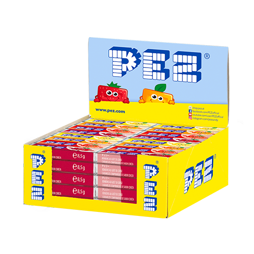 PEZ Candies Refill 4-pack for Vending Machines (20 pcs.)