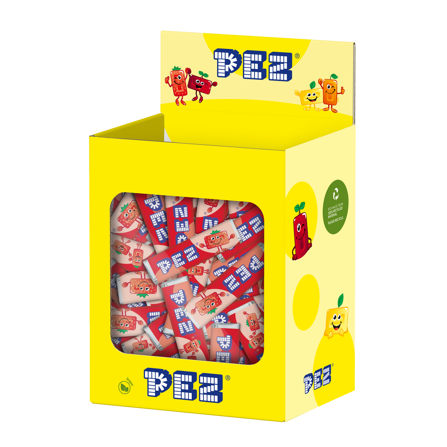 PEZ Candies Strawberry Bulk Pack (100 pcs)