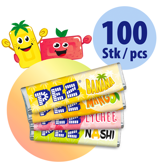 PEZ Candies Exotic Flavours Bulk Pack (100 pcs)