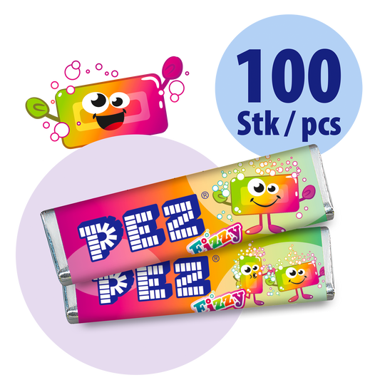PEZ Candies Fizzy Bulk Pack (100 pcs)