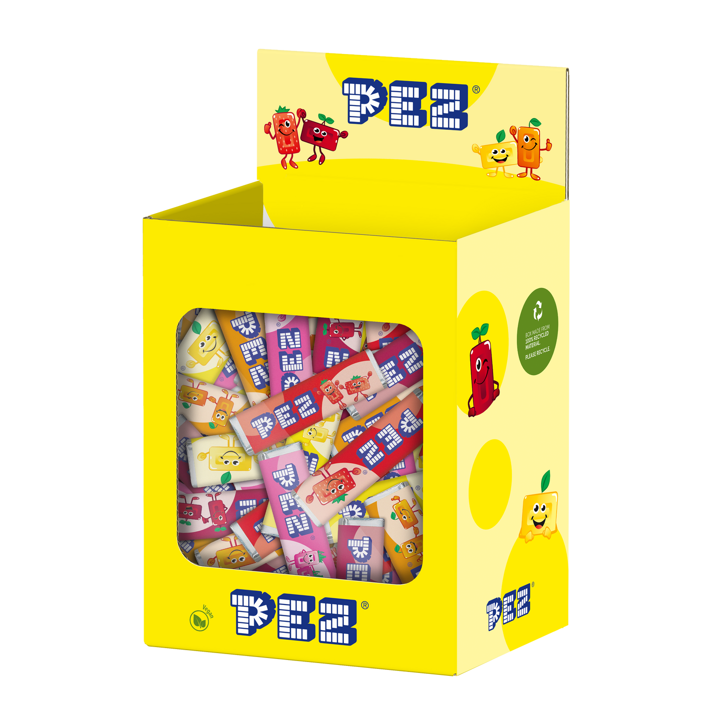 PEZ Candies Fruit Bulk Pack (100 pcs)
