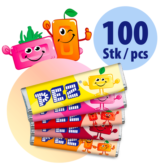 PEZ Bonbons Frucht Packung mit 100 Stück