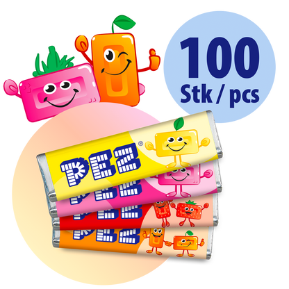 PEZ Candies Fruit Bulk Pack (100 pcs)