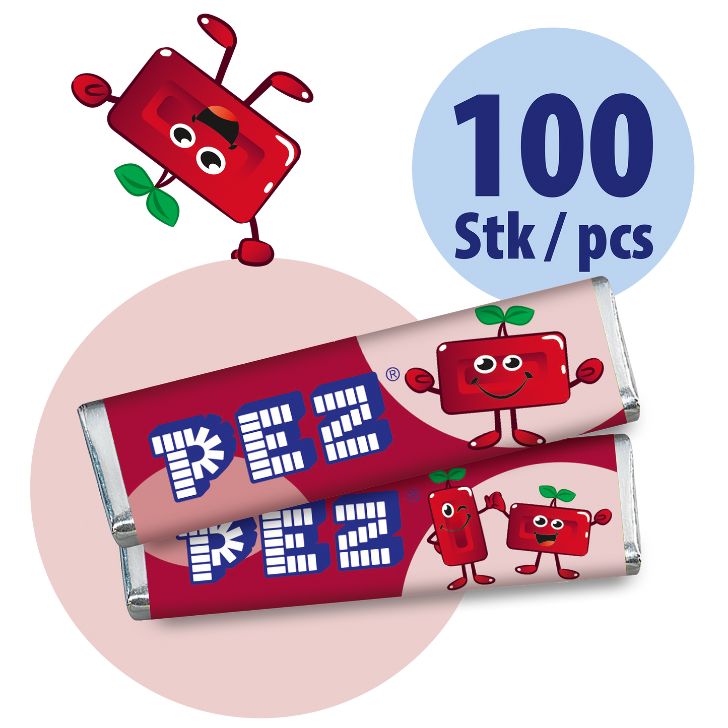 PEZ Bonbons Kirsche Großpackung (100 Stk.)