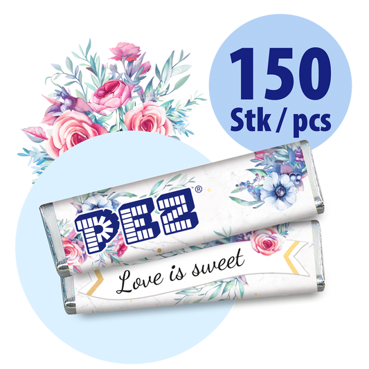 PEZ Bonbons "Love is sweet" (150 Stk. Vorteilspackung)