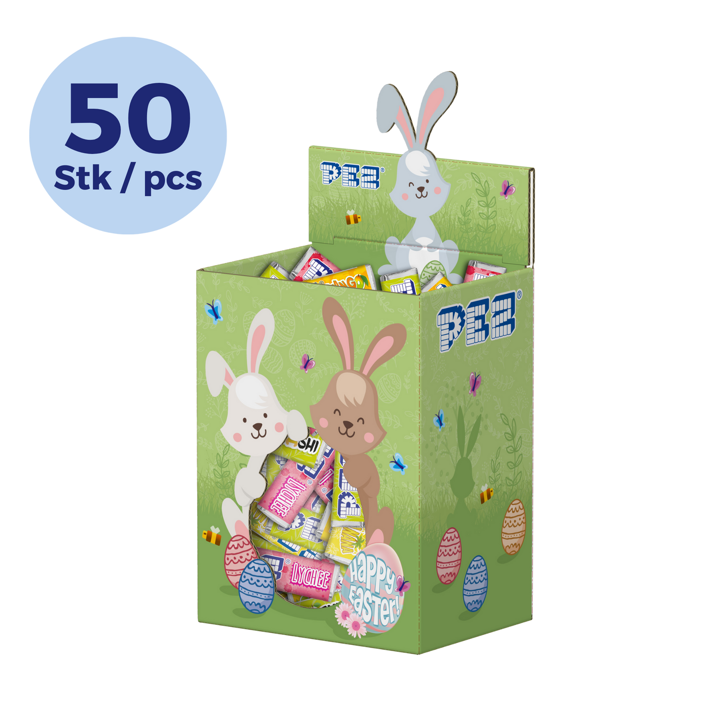 PEZ Candies Bulk box Easter (50 pcs)