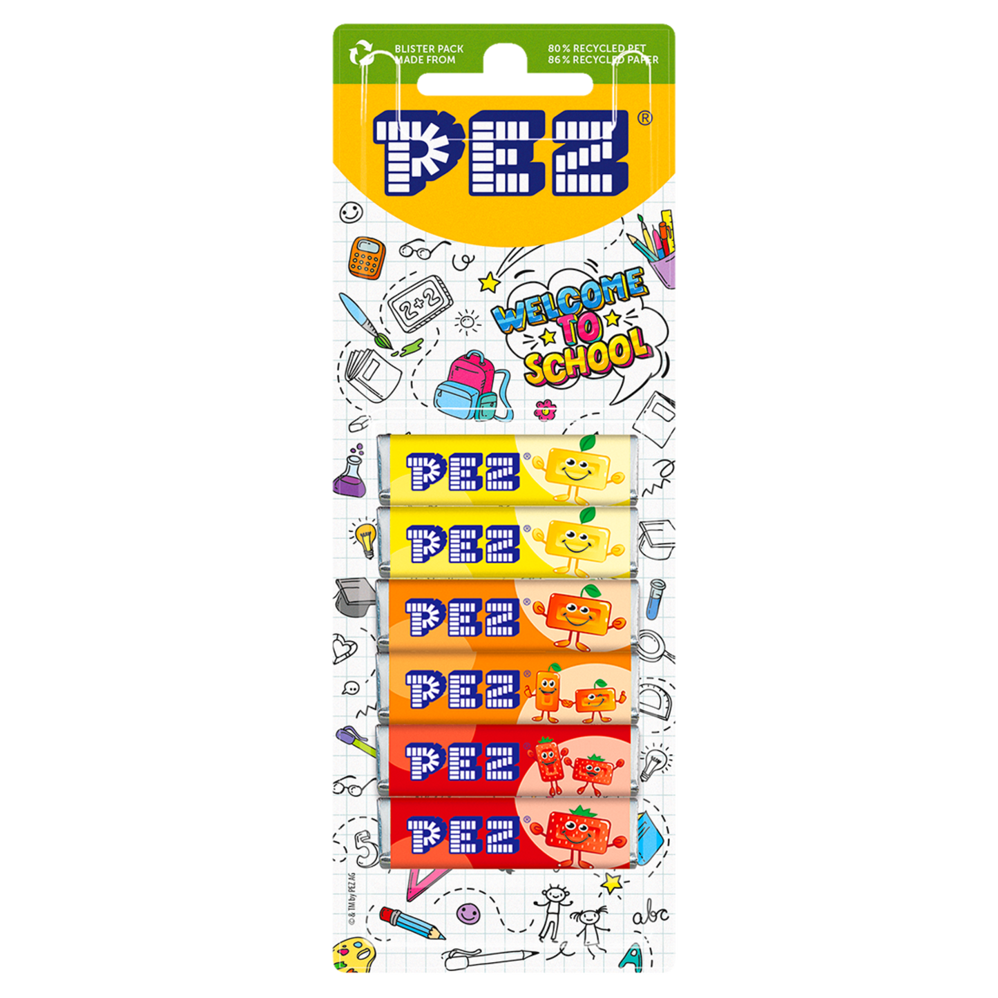 PEZ BONBONS SCHULSTART MIX