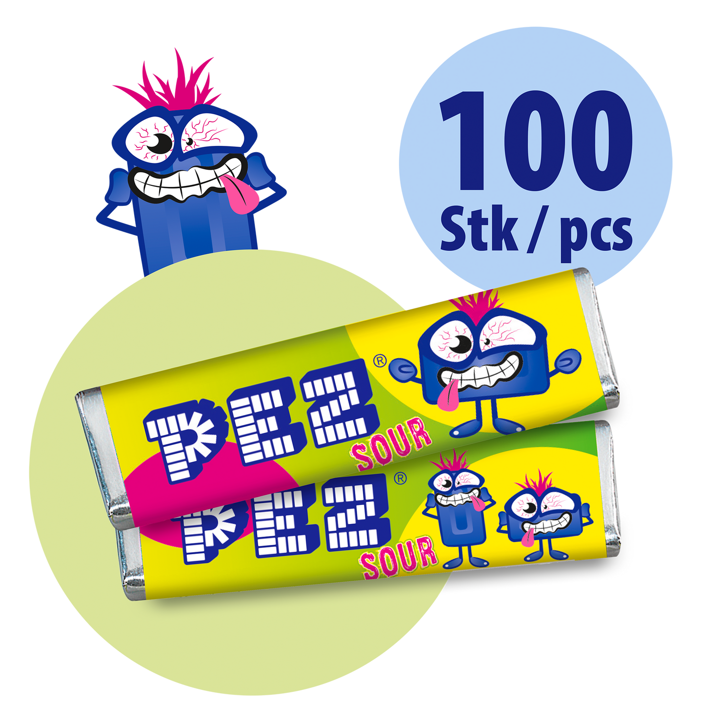 PEZ Bonbons Sour Großpackung (100 Stk.)