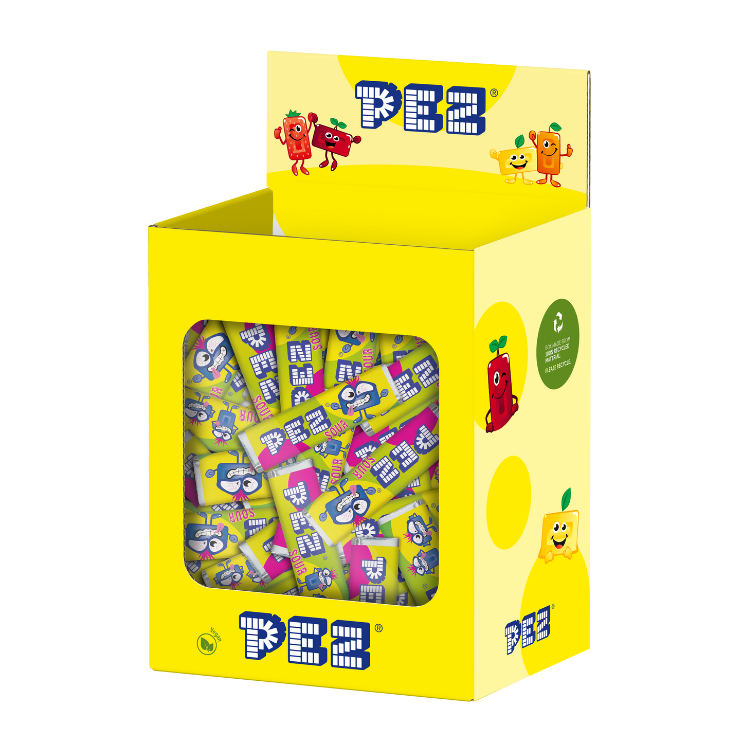 PEZ Bonbons Sour Großpackung (100 Stk.)